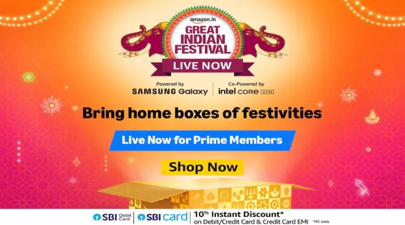 Amazon Great Indian Festival Sale 2024 में उपलब्ध बेहतरीन इलेक्ट्रॉनिक्स गैजेट्स, जिसमें ईयरबड्स, आईपैड, हेडफोन, स्मार्टवॉच और ब्लूटूथ स्पीकर शामिल हैं।